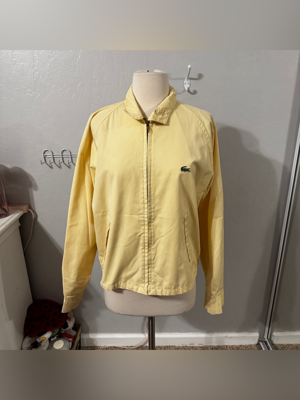 Vintage Lacoste Pale Yellow Jacket